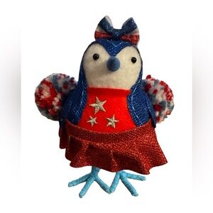 Target Spritz Bird, Summer 4th of July 2025 ‘CHEERY’’ Fabric Bird New With Tags!